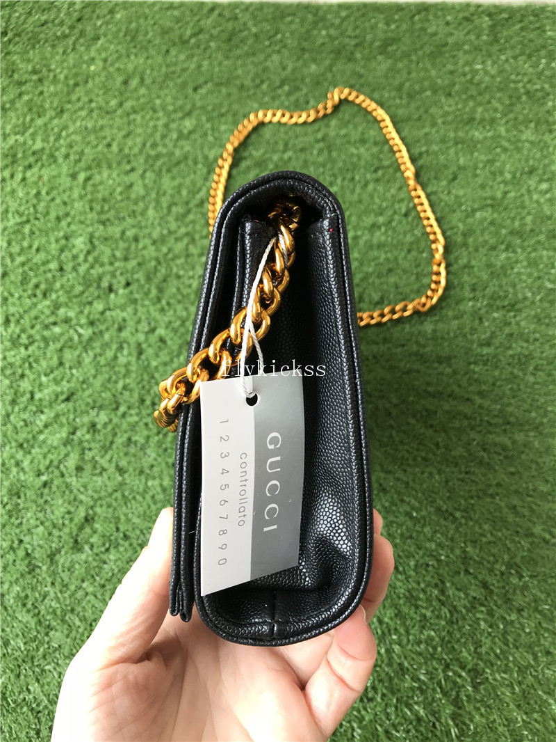 GC Black Shoulder Bag